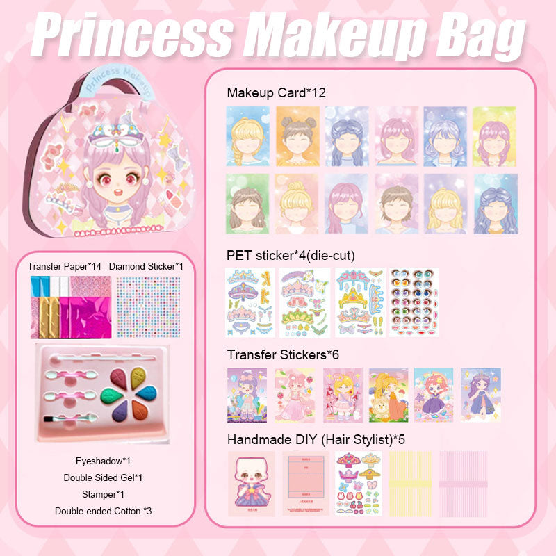 Princess Makeup Stickers Quiet Book