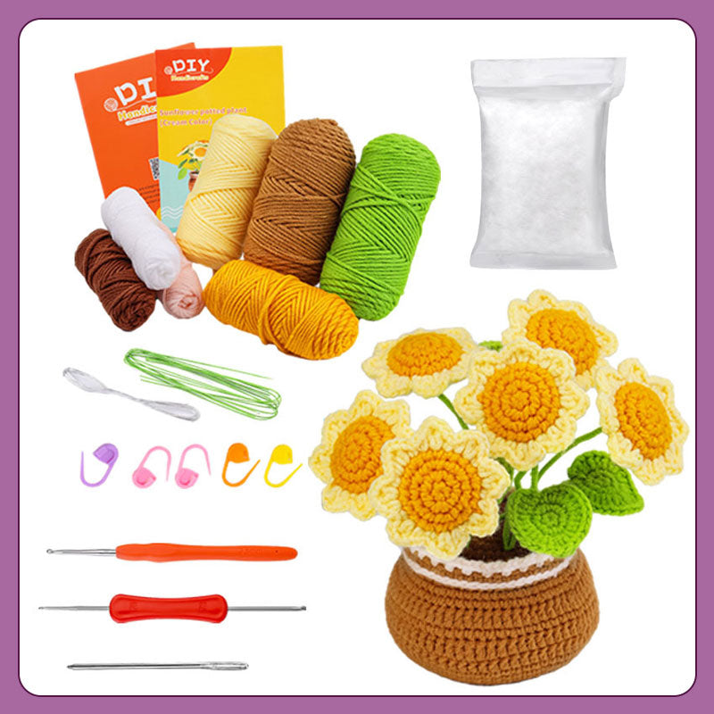 【DIY Kit】Diy Crochet Flowers