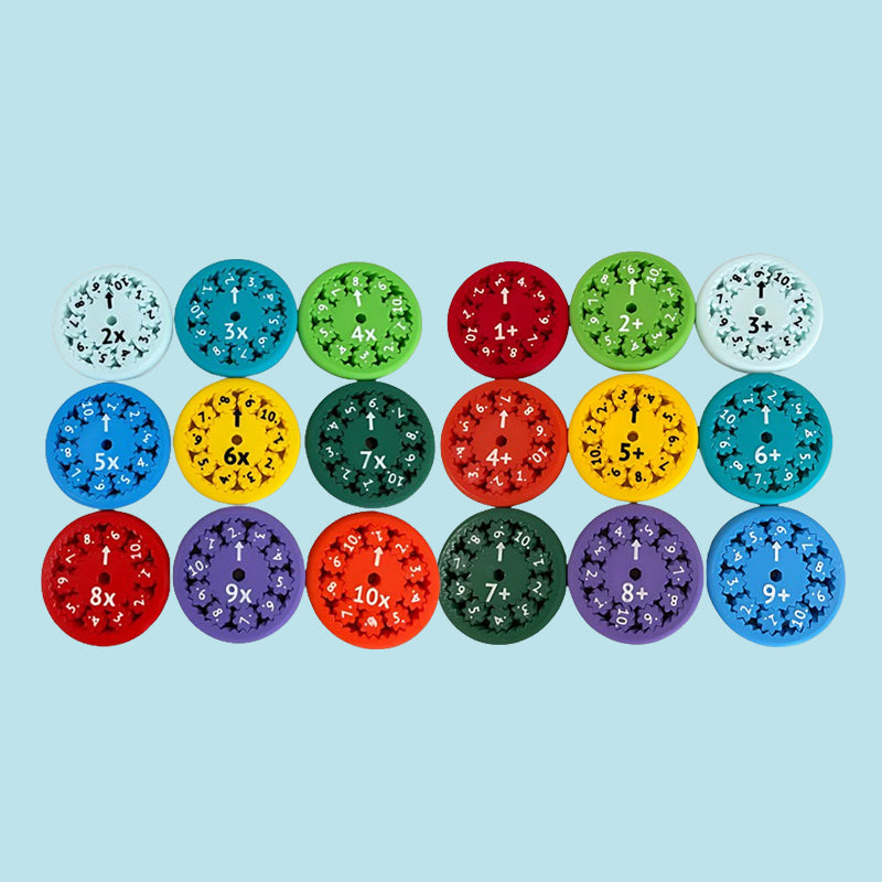 Math Facts Fidget Spinners