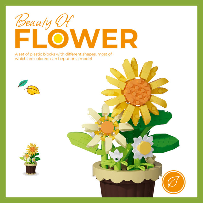 Building Block Flower Pot