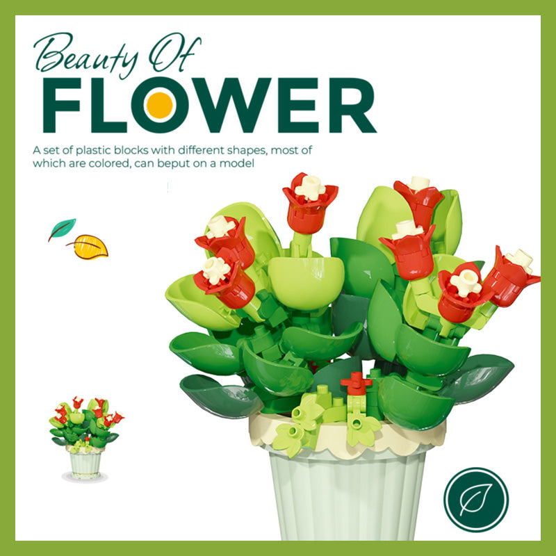 Building Block Flower Pot