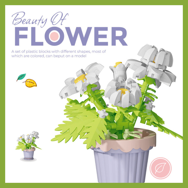 Building Block Flower Pot