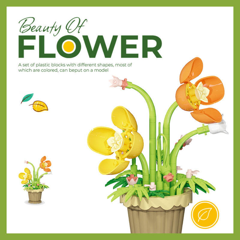 Building Block Flower Pot