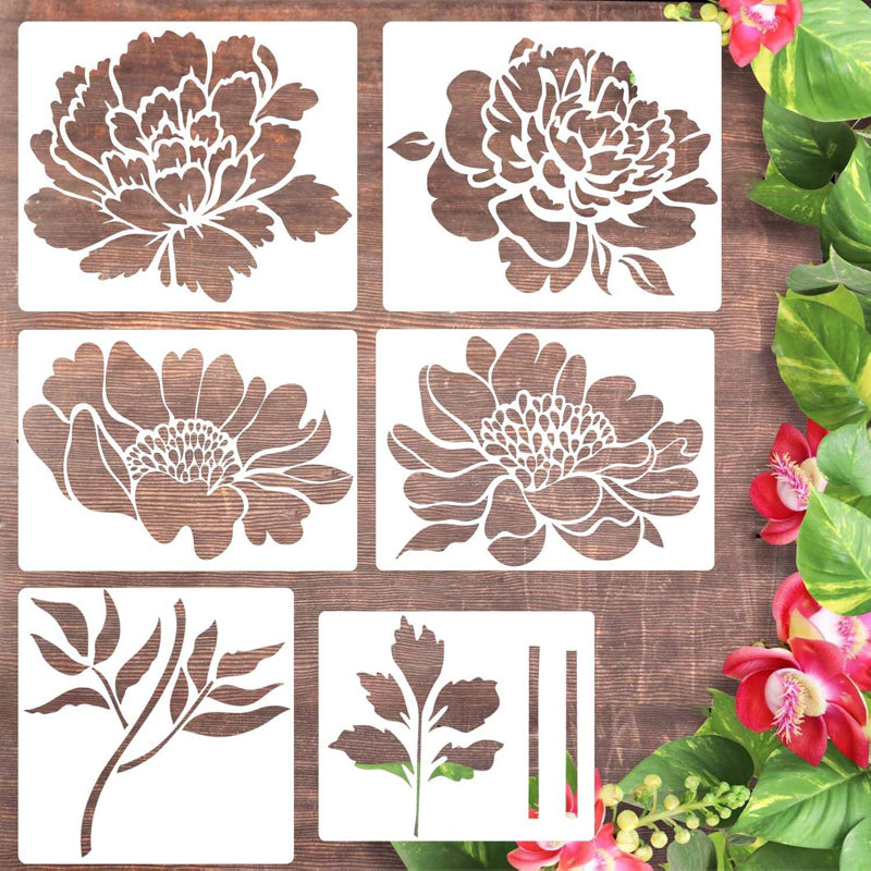 🔥DIY Decoration🌻 - Garden Fence Large Flower Drawing Stencils