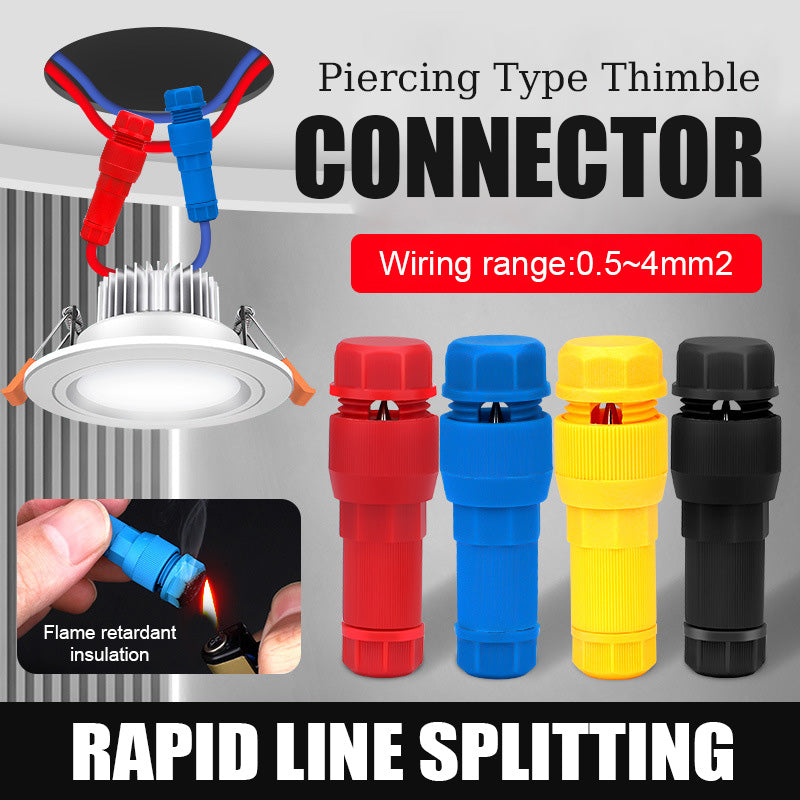 Piercing Type Thimble Connector(10 Pcs/Set)