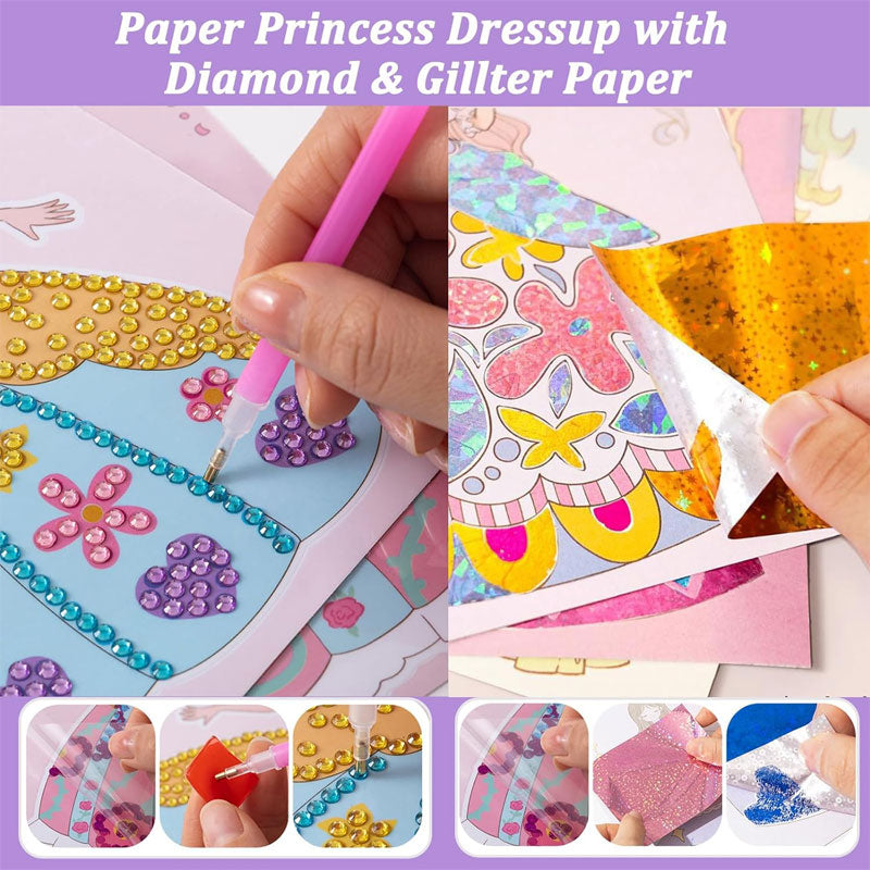 Princess Makeup Stickers Quiet Book