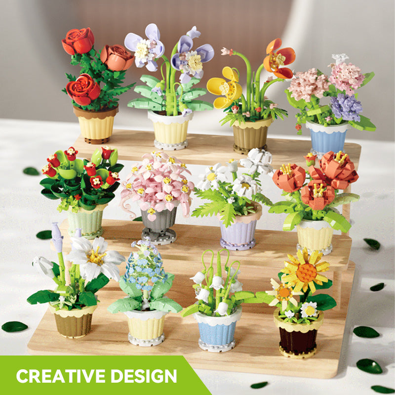 Building Block Flower Pot