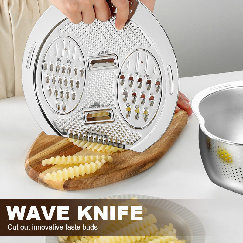 Stainless Steel Grater Drain Basket