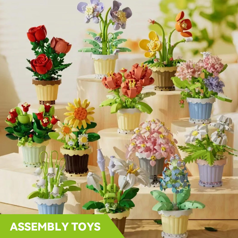 Building Block Flower Pot