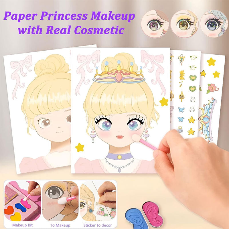 Princess Makeup Stickers Quiet Book