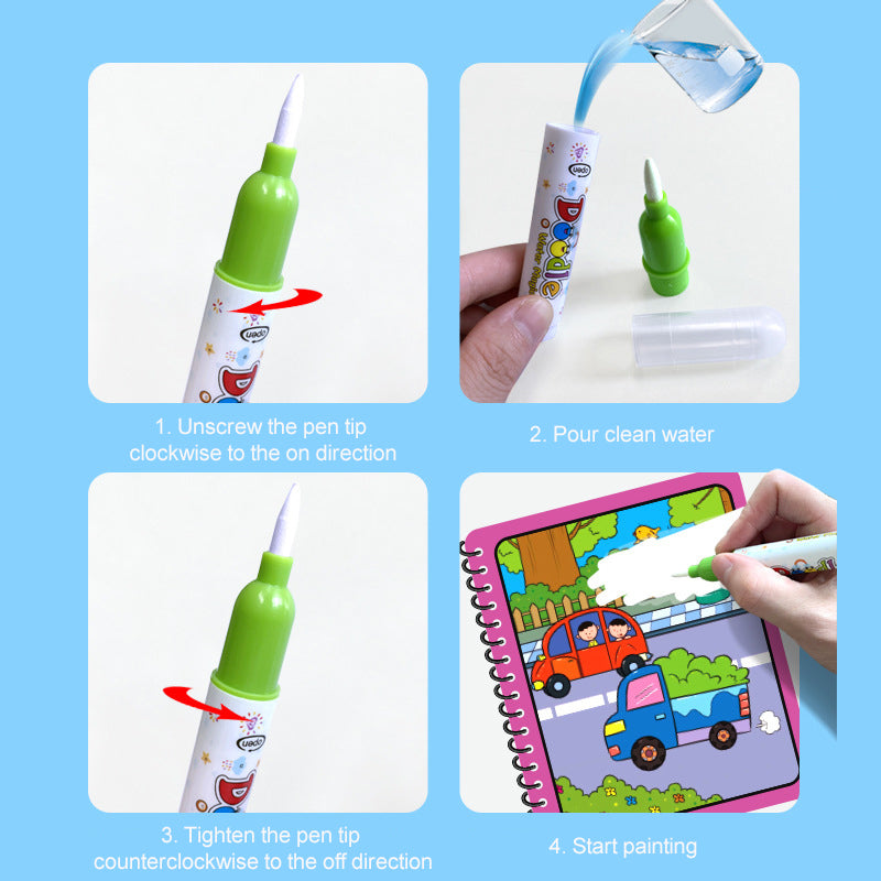 Creative Water Painting Book