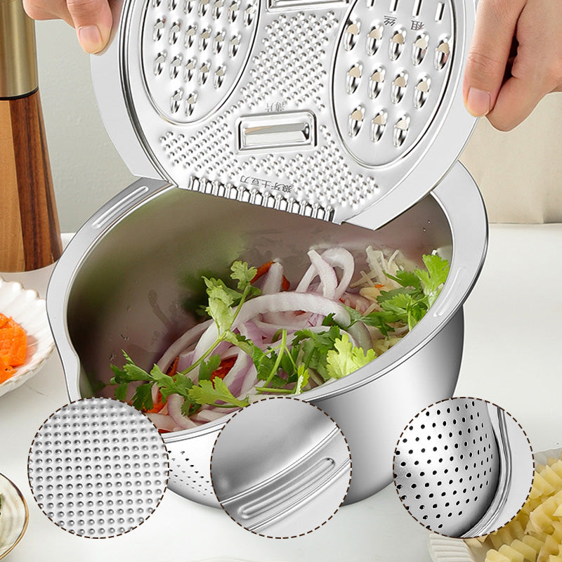 Stainless Steel Grater Drain Basket