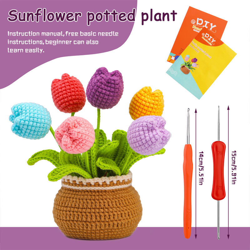 【DIY Kit】Diy Crochet Flowers