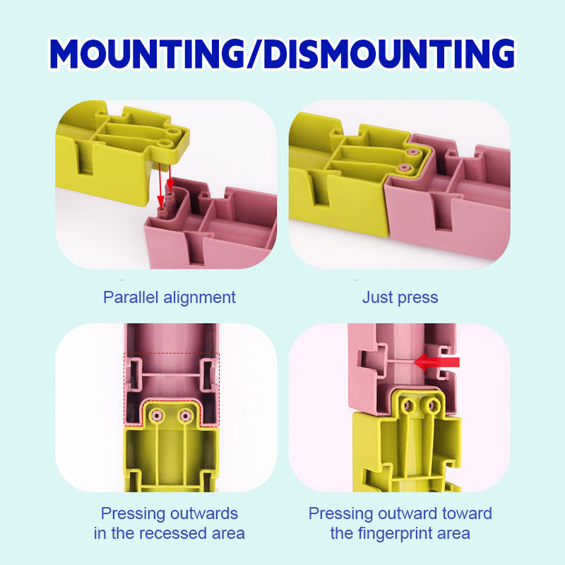 Track Slide Diy Assembly Bathroom Toys