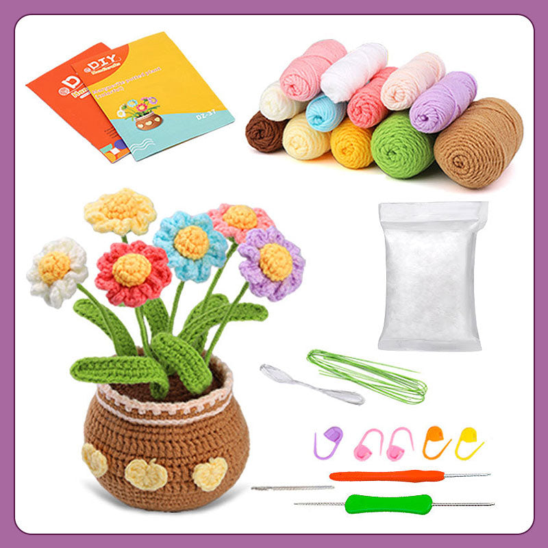 【DIY Kit】Diy Crochet Flowers