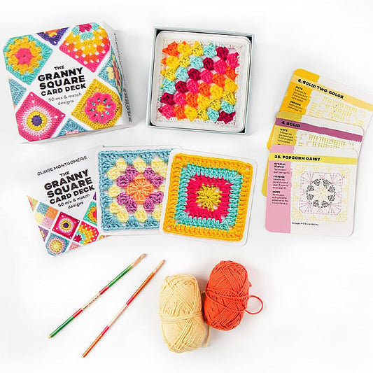 【50 Mix & Match Designs】The Granny Square Card Deck