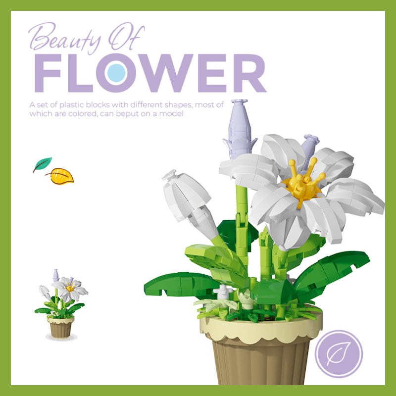 Building Block Flower Pot