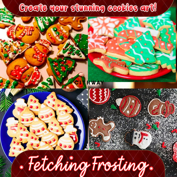 Christmas Baking Spring Cookies Stamp Set (4pcs)